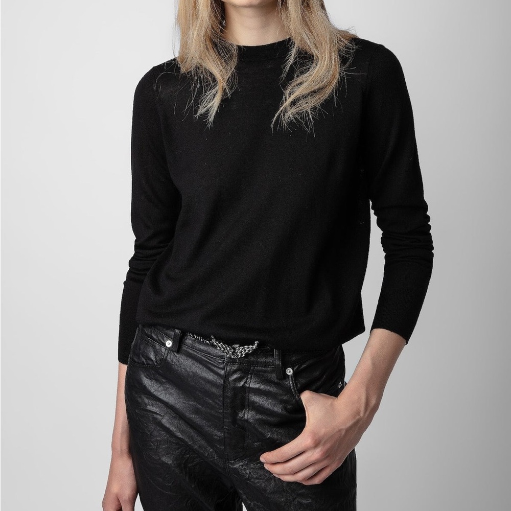 ZADIG AND VOLTAIRE EMMA SWEATER NOIR